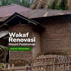 Wakaf Renovasi Masjid Pedalaman