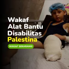 Wakaf Alat Bantu Disabilitas Palestina